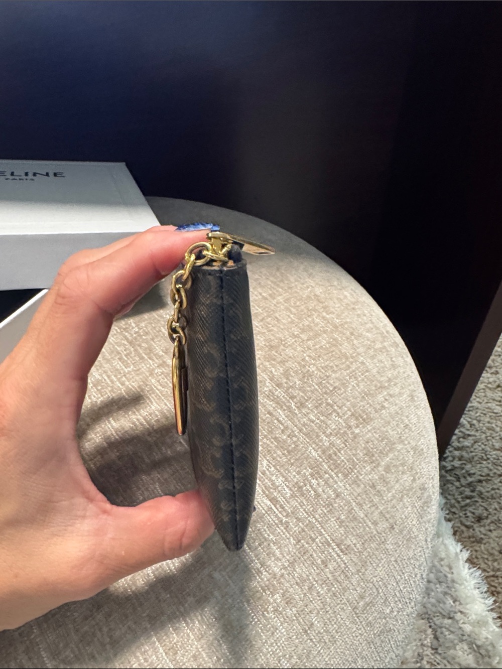 Celine Triomphe Zip Card Holder - Picture 4 of 7